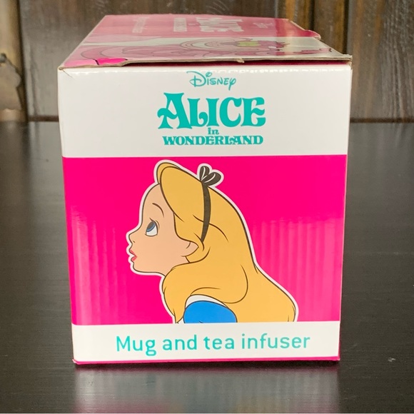 Disney Alice in Wonderland Cheshire Cat Mug and Tea Infuser Set - Picture 12 of 12